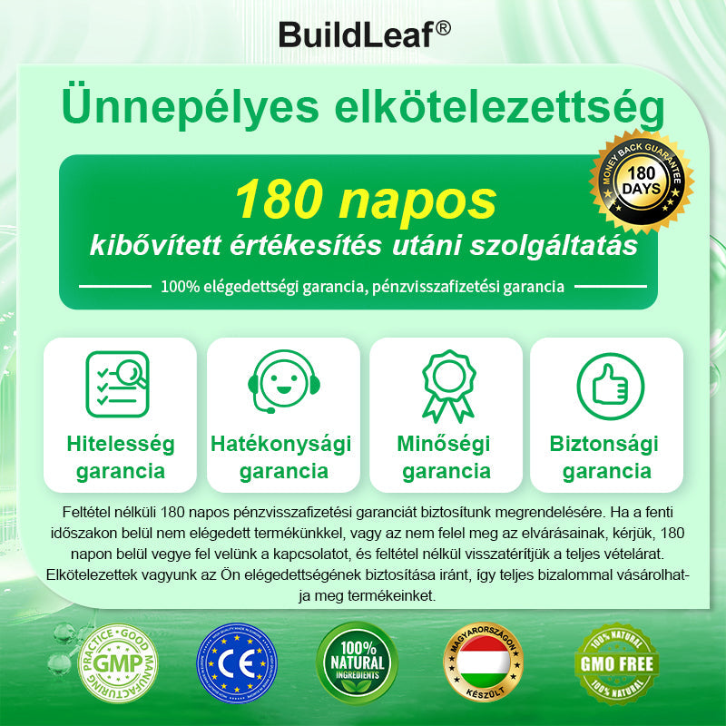 A BuildLeaf® meglepetés frissítést kínál neked! Már így is fantasztikus ajánlatod van, de most egy még jobbat oldottál fel: 50% kedvezményt kapsz a következő vásárlásodból – csak a következő két percben!