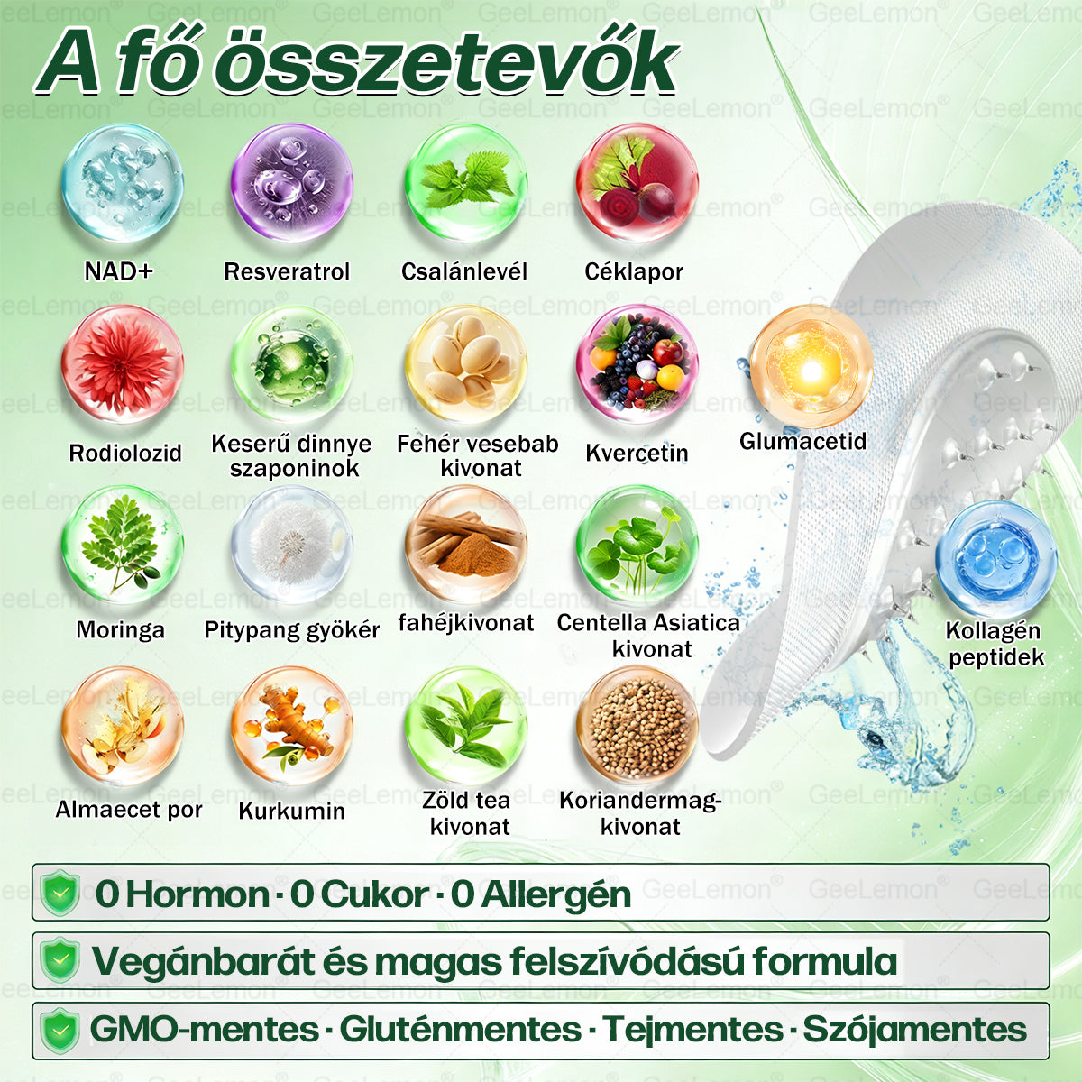 ✅✅Magyar hivatalos bolt🍃 𝐆𝐞𝐞𝐋𝐞𝐦𝐨𝐧® 8 az 1-ben karcsúsító nano mikrotűs tapasz 🇭🇺 Napi egyszeri használat ✅ 7 napon belül látható eredmény – Alkalmas elhízás, szív- és érrendszeri problémák, cukorbetegség és ízületi problémák kezelésére