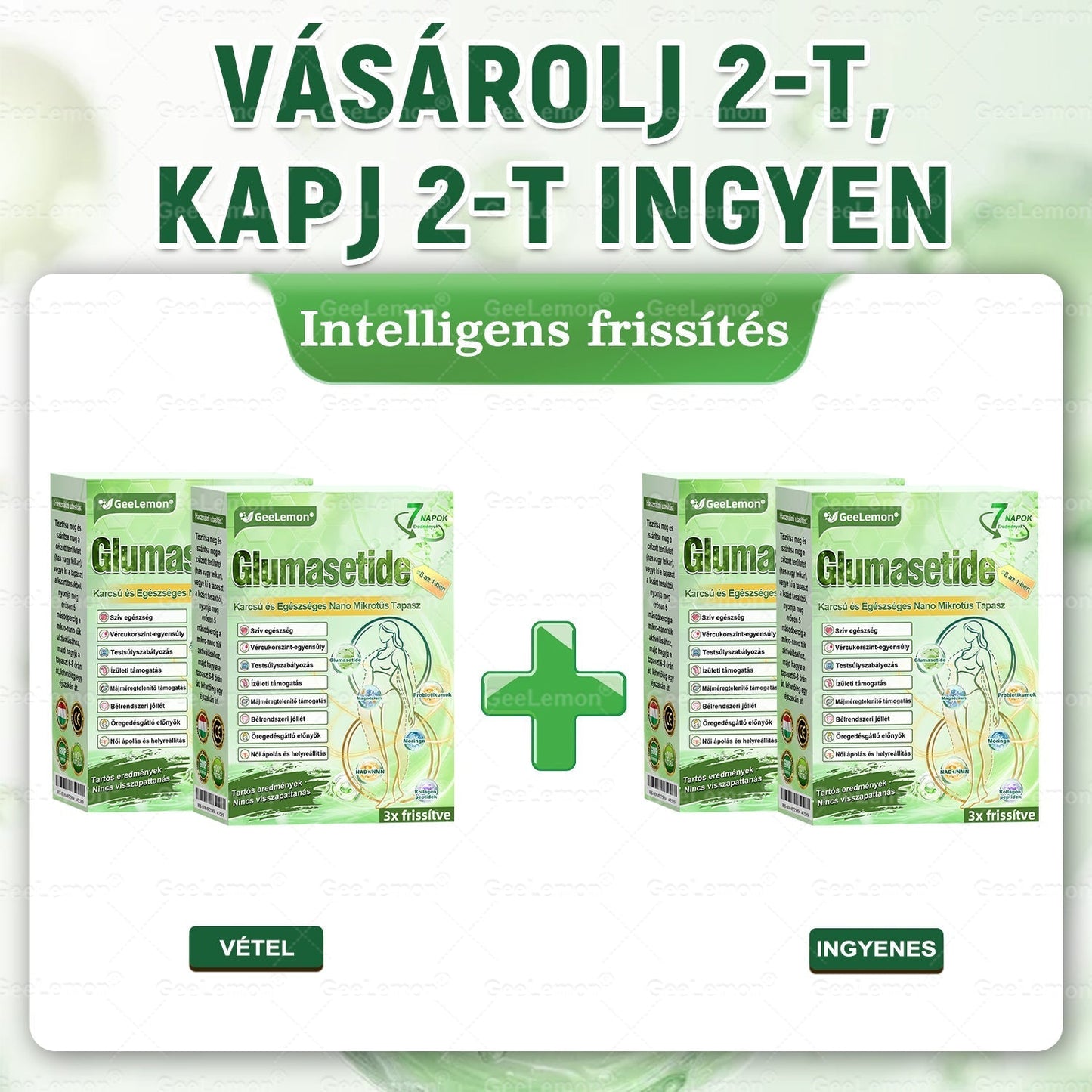 ✅✅Magyar hivatalos bolt🍃 𝐆𝐞𝐞𝐋𝐞𝐦𝐨𝐧® 8 az 1-ben karcsúsító nano mikrotűs tapasz 🇭🇺 Napi egyszeri használat ✅ 7 napon belül látható eredmény – Alkalmas elhízás, szív- és érrendszeri problémák, cukorbetegség és ízületi problémák kezelésére